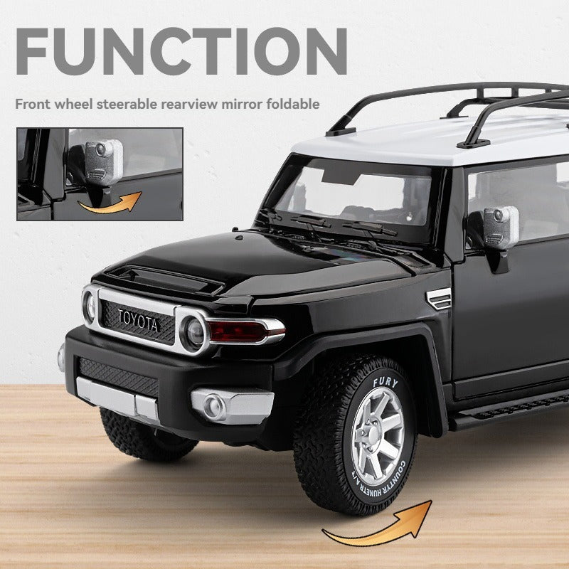 1:24 Diecast FJ Cruiser Model Car with Light & Sound