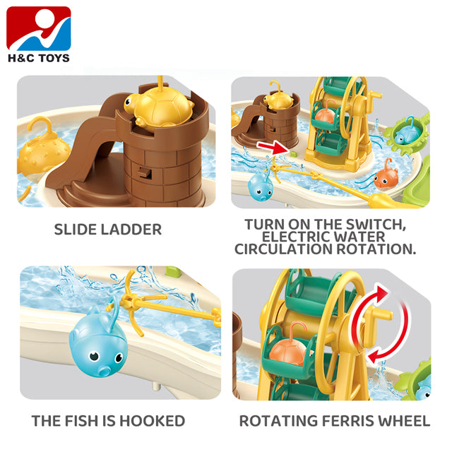 Educational Electric Music Fishing Game Toy