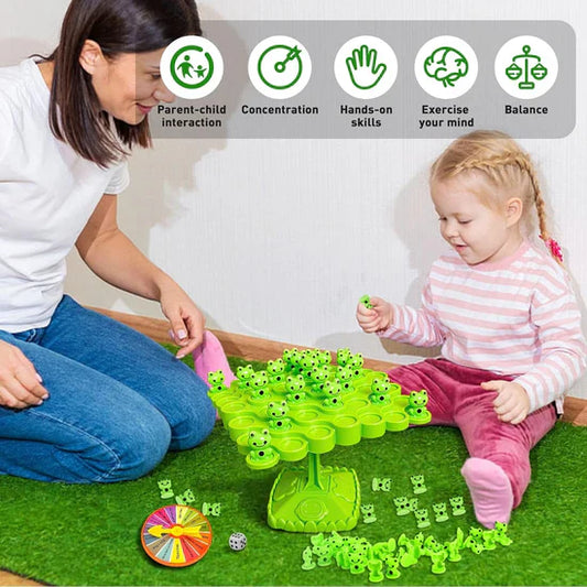 High Challenging Frog Tree Balance Game