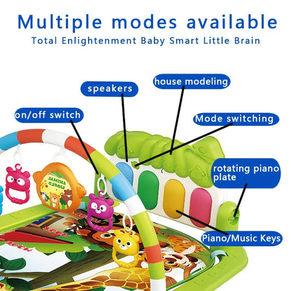 Baby Fitness Piano | Play Gym Mat For Toddlers