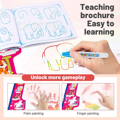 Learning Water Painting Carpet