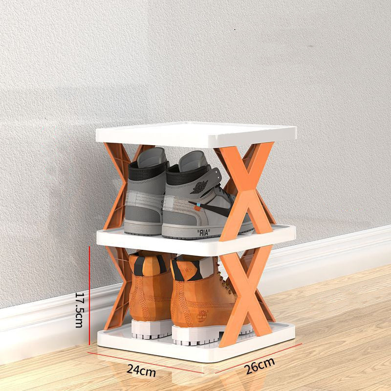 Folding X Shape Shoe Rack (Shoe organizer)