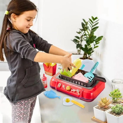 DIY Magic Food Cooking Set – Color-Changing, Bubble-Grill Fun!