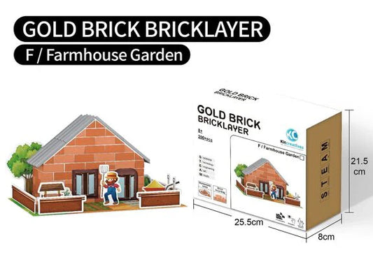 DIY Construction Kit Farmhouse Gold Brick