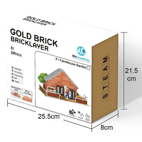 DIY Construction Kit Farmhouse Gold Brick