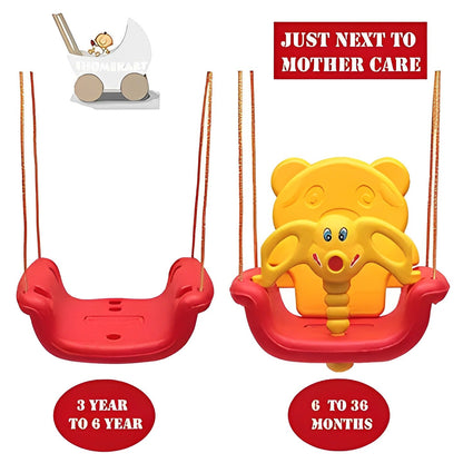 INFANT BABY OUTDOOR 3 IN 1 JUMBO SWING SET