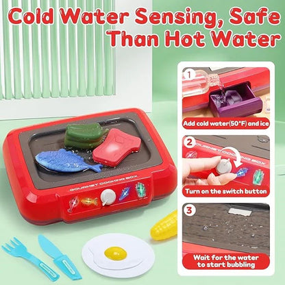 DIY Magic Food Cooking Set – Color-Changing, Bubble-Grill Fun!