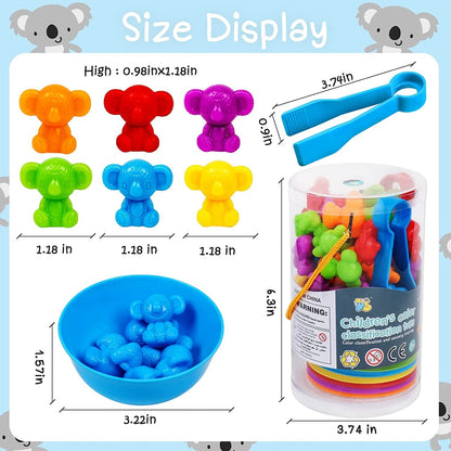 Colorful Sort Counting Bears with Matching Cups