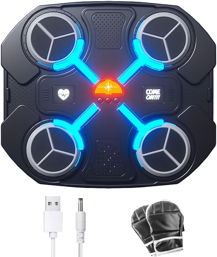 Musical Boxing Target Punch + Boxing Gloves