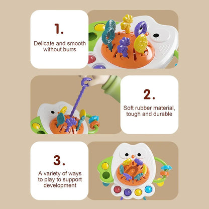 Owl Fun Squeezing Pumping