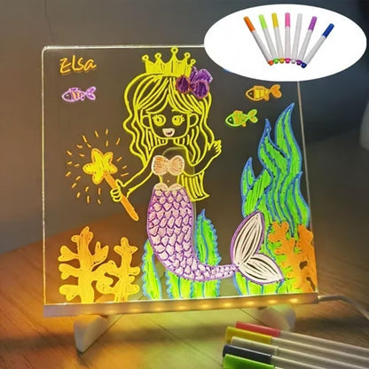 Led Glow Drawing Board for Kids