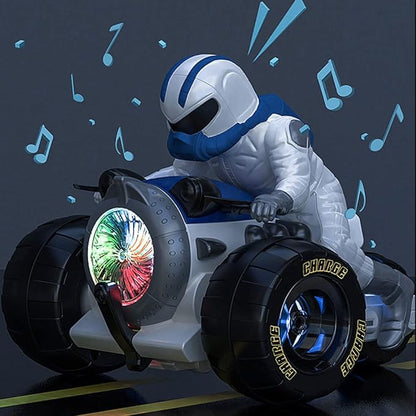 360° Spinning Action Stunt Motorcycle