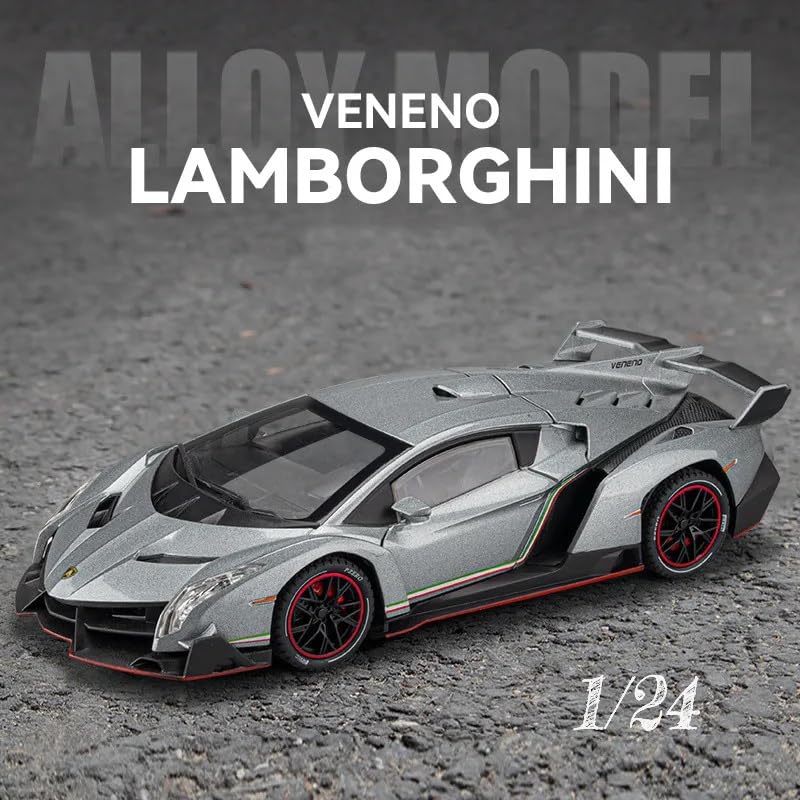 1:24 Scale Die-Cast Lamborghini Veneno Horn & Smoke