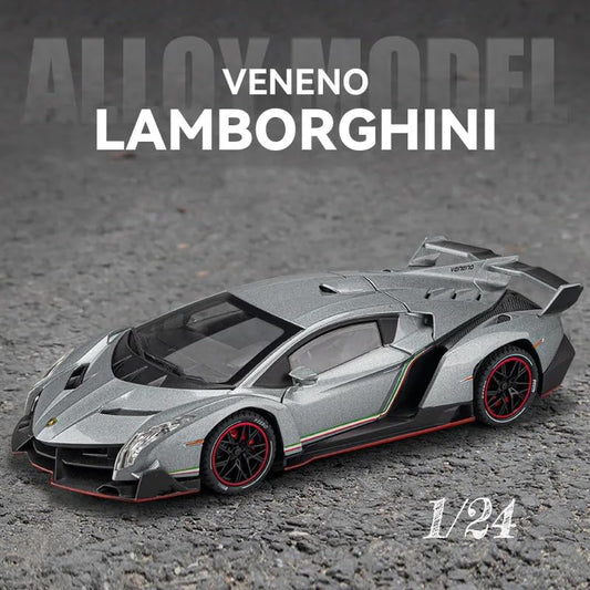 1:24 Scale Die-Cast Lamborghini Veneno Horn & Smoke