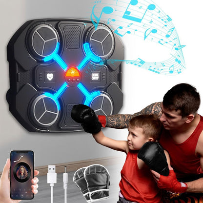 Musical Boxing Target Punch + Boxing Gloves