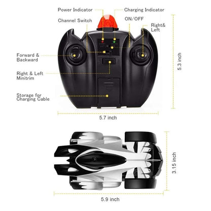 Remote Control Wall Climbing Stunt Toy