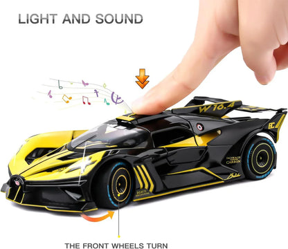 1:24 Scale Diecast Bugattti Bolide Horn & Smoke