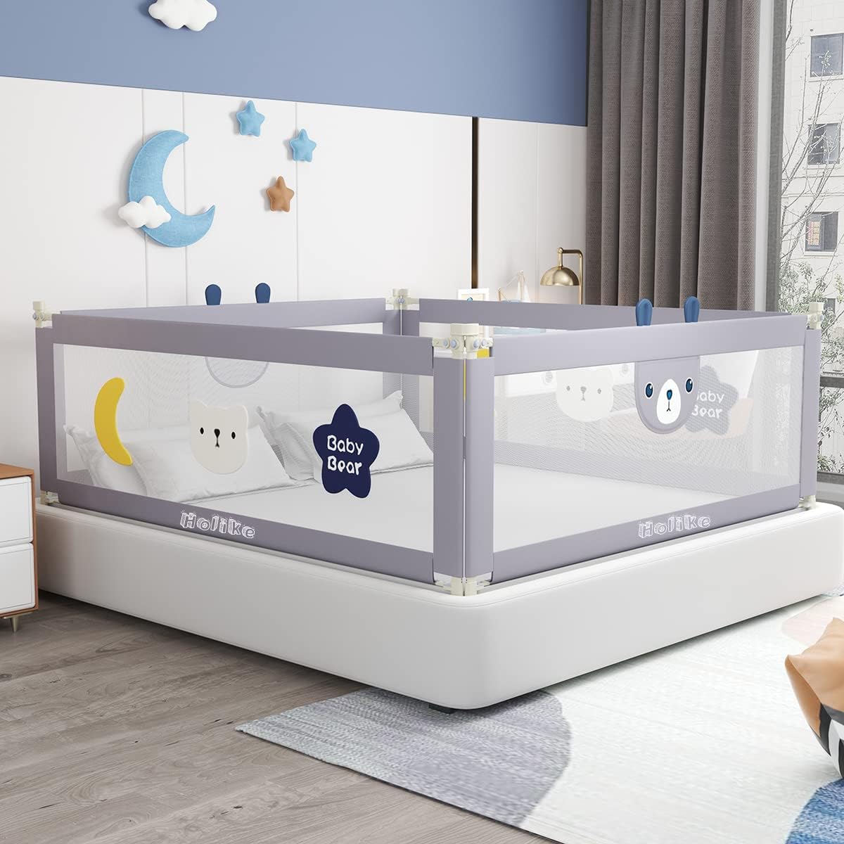 Baby Safety Bed Railing Side