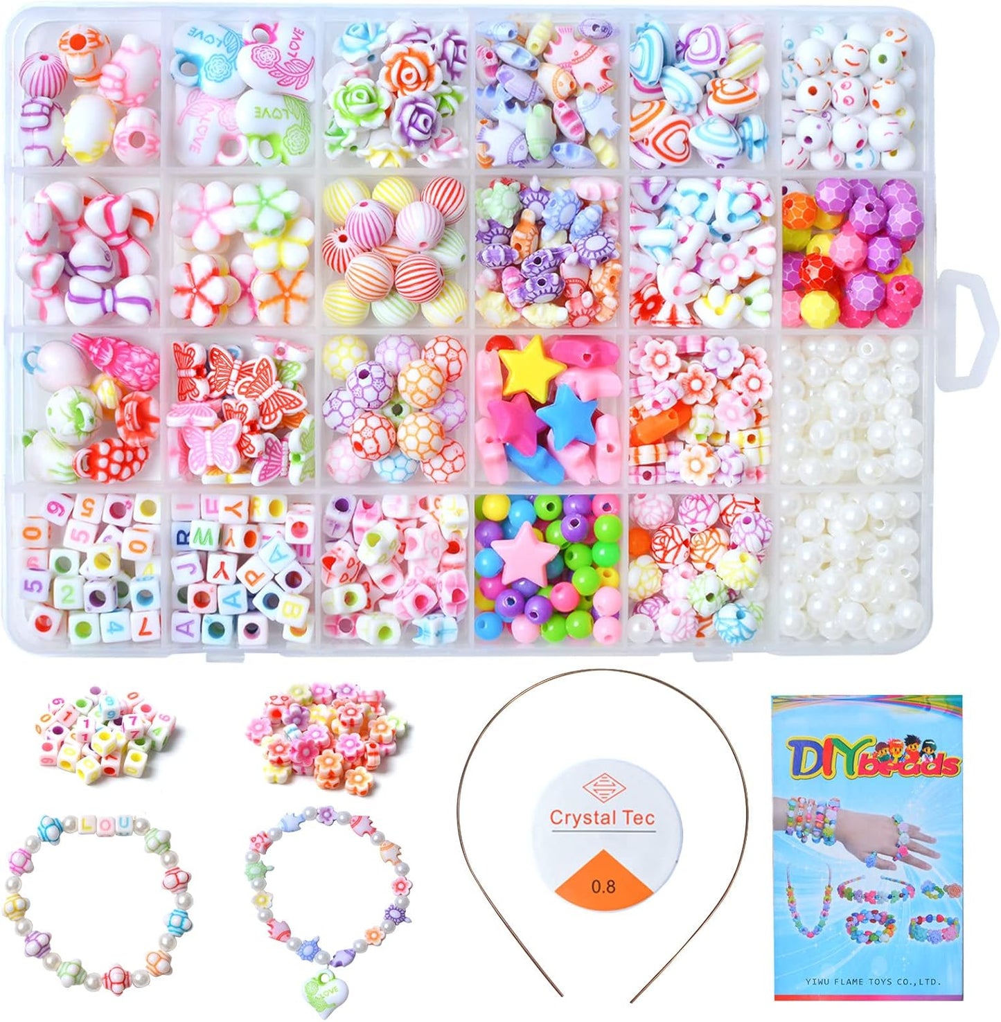 Girls DIY Handmade Jewllery Making Beads Toy