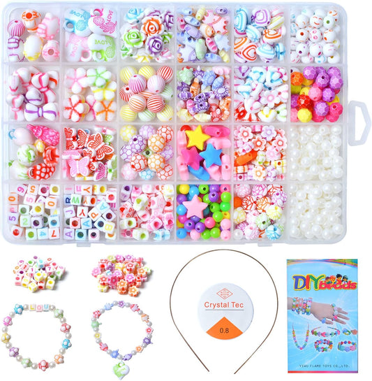 Girls DIY Handmade Jewllery Making Beads Toy