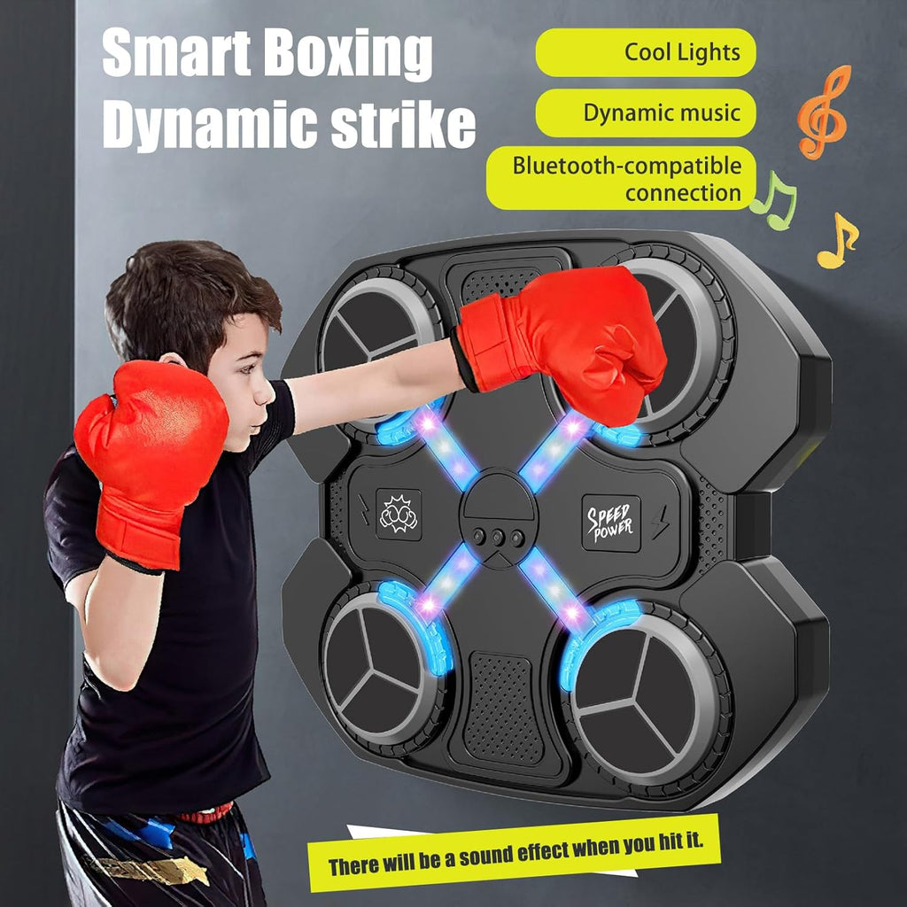 Musical Boxing Target Punch + Boxing Gloves