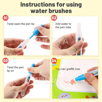 Learning Water Painting Carpet