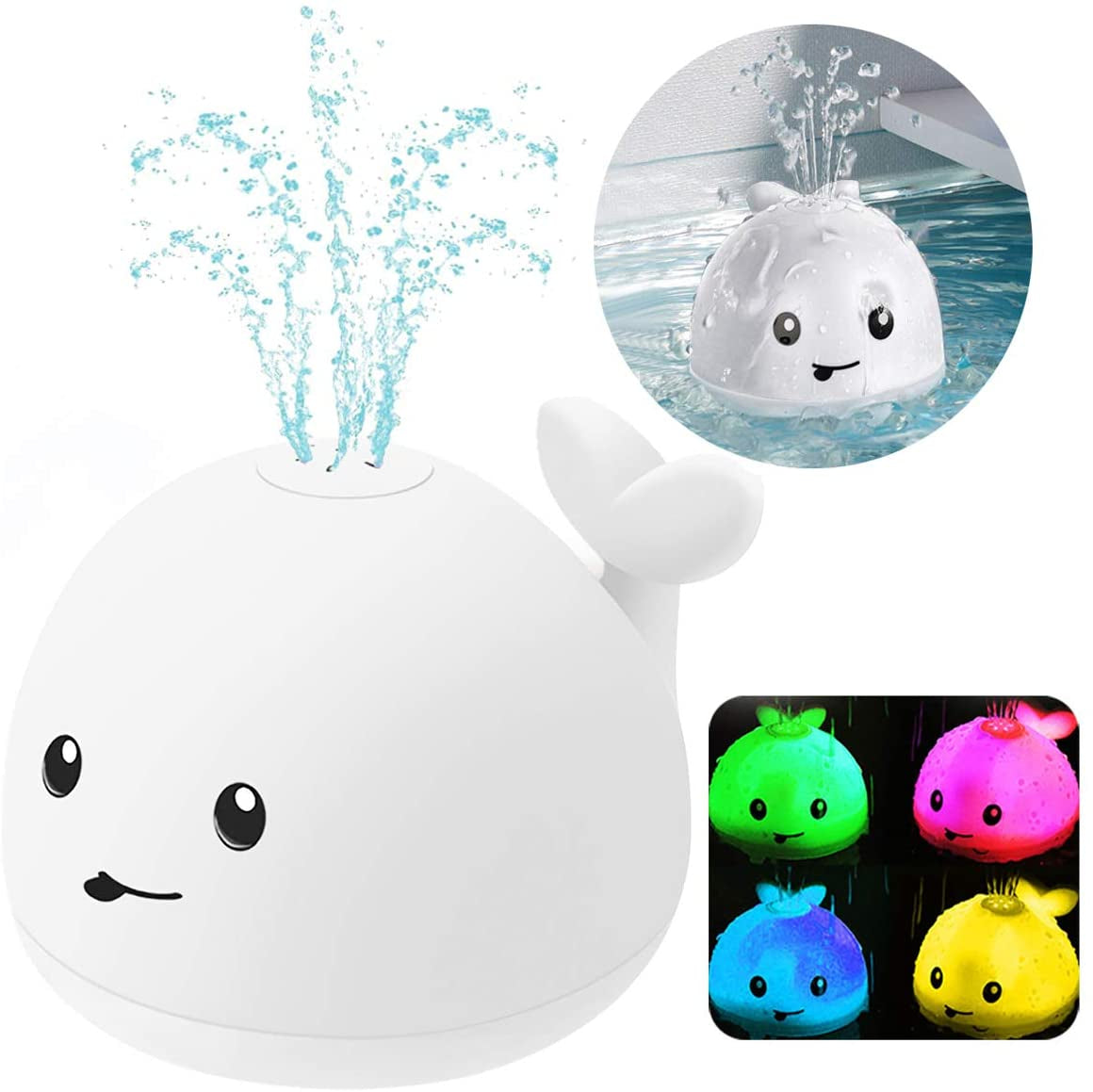 Toddlers Infants Kids Water Sprinkler Pool Whale Toys