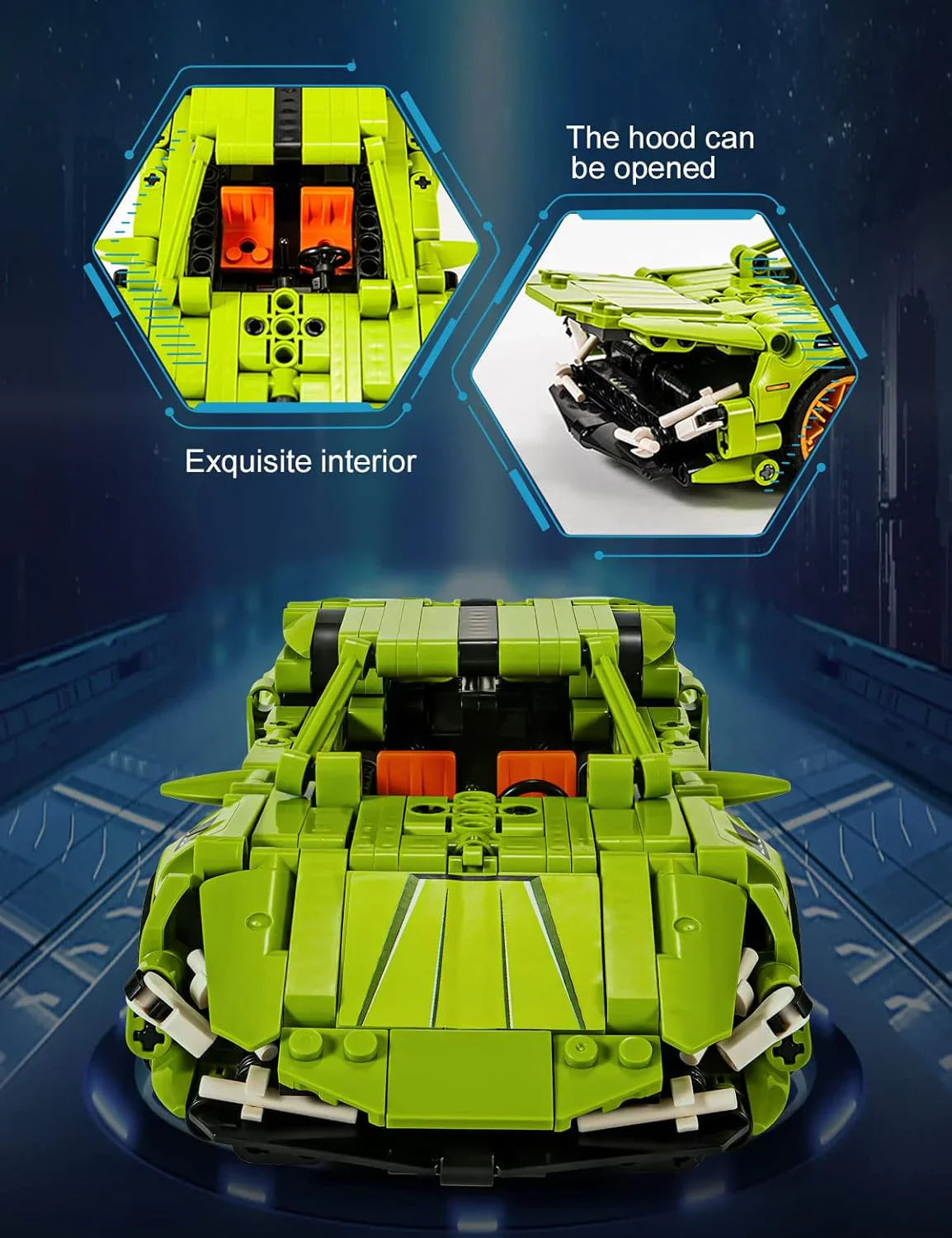 Building Blocks Set Sports Car