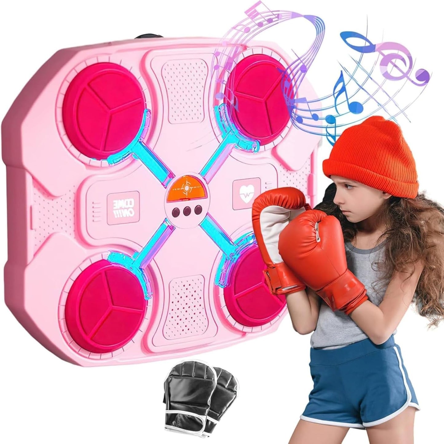 Musical Boxing Target Punch + Boxing Gloves
