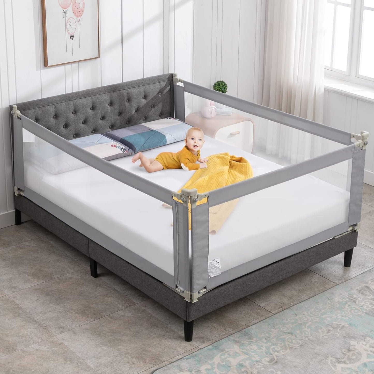 Baby Safety Bed Railing Side