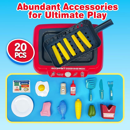 DIY Magic Food Cooking Set – Color-Changing, Bubble-Grill Fun!