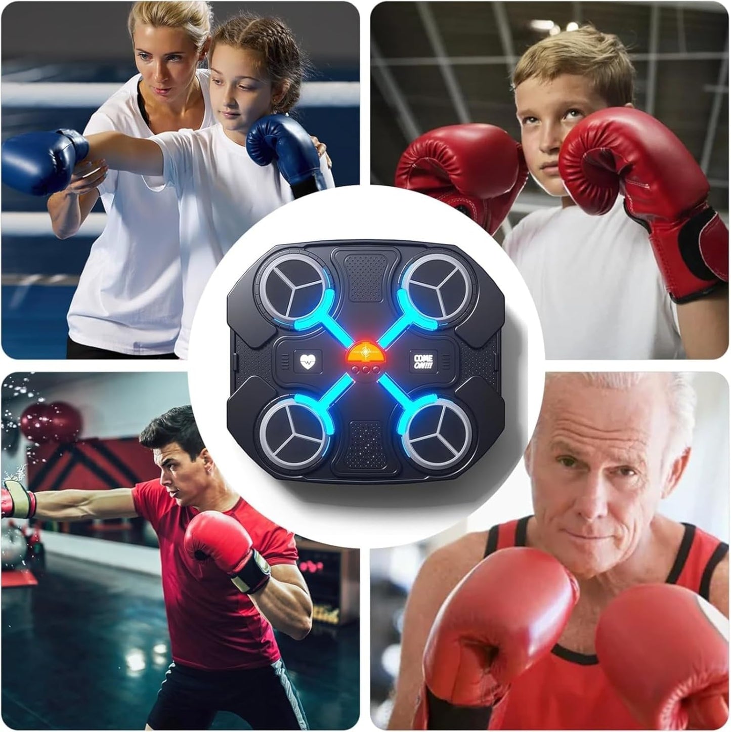 Musical Boxing Target Punch + Boxing Gloves