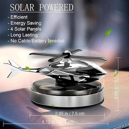 Helicopter Car Air Freshener Solar Energy