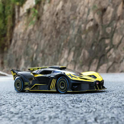 1:24 Scale Diecast Bugattti Bolide Horn & Smoke