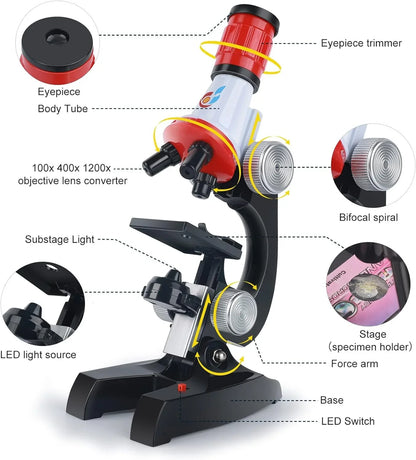 Kids Science Microscope Kit 🔬