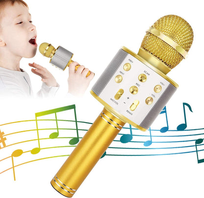 Wireless Bluetooth Karaoke Microphone for Kids (Portable)