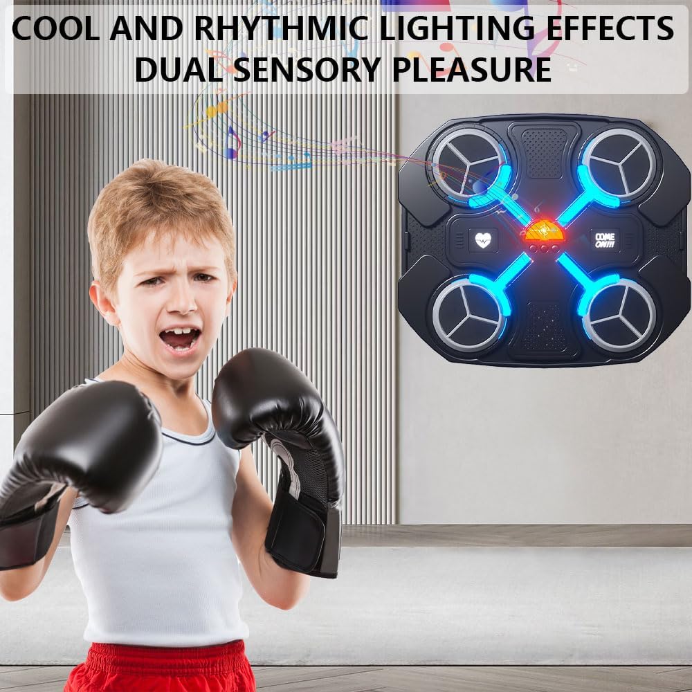 Musical Boxing Target Punch + Boxing Gloves