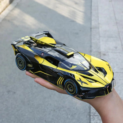 1:24 Scale Diecast Bugattti Bolide Horn & Smoke