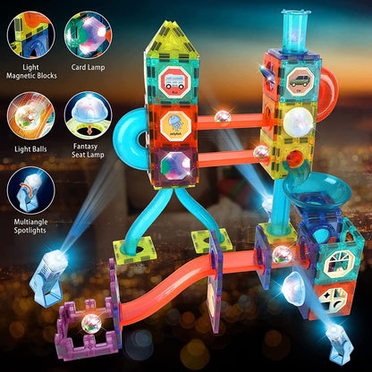 69Pcs Building Blocks  Magnetic Tiles