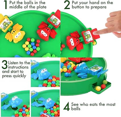 Hungry Frog Family Board Game-Kids Board Game