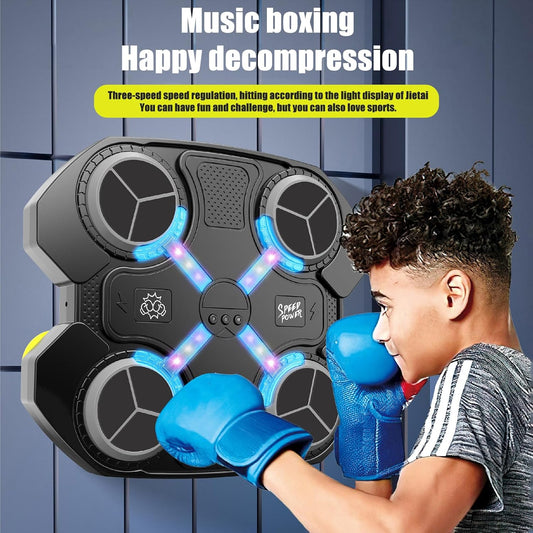 Musical Boxing Target Punch + Boxing Gloves