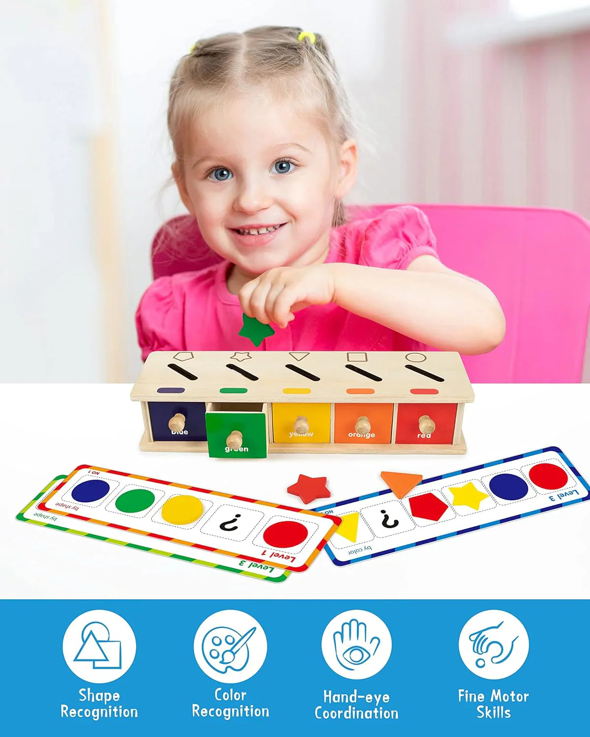 Color Shape Wooden Toys