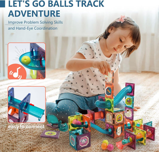 69Pcs Building Blocks  Magnetic Tiles