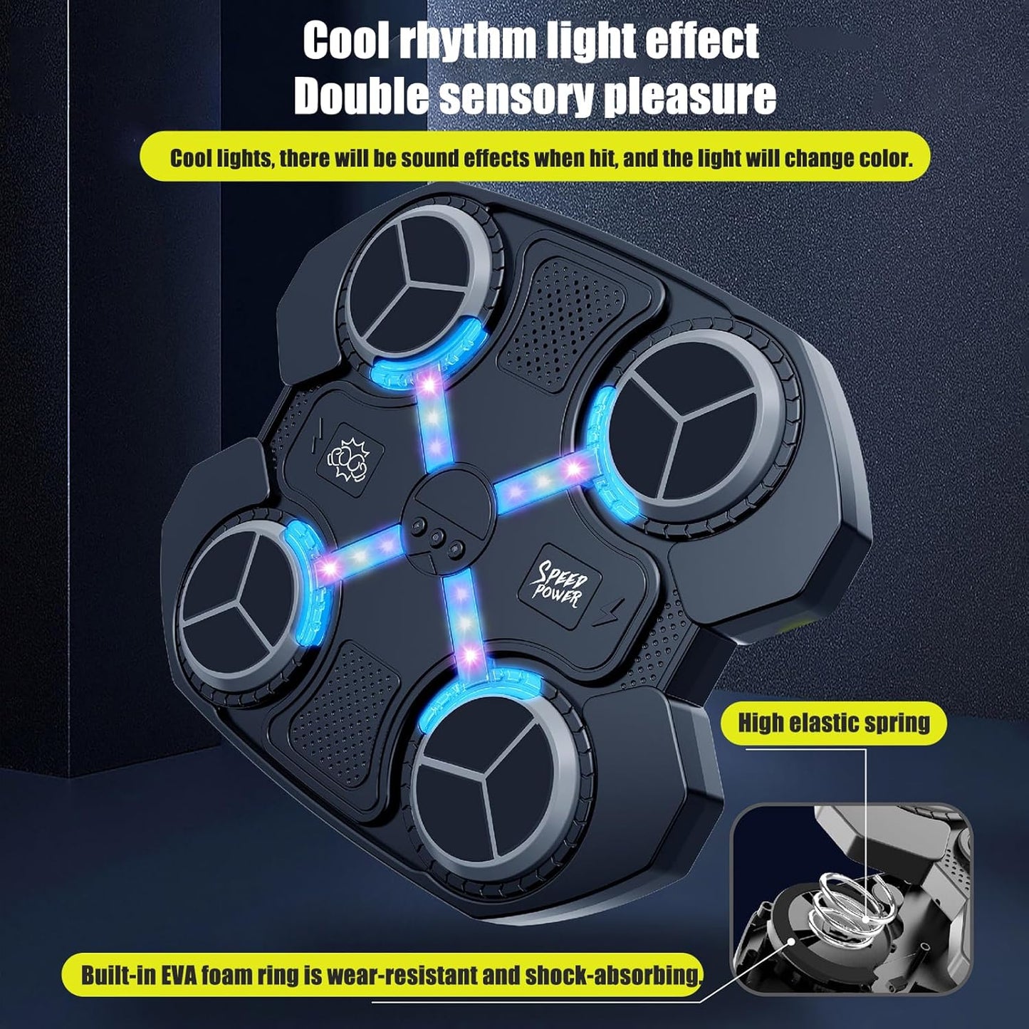 Musical Boxing Target Punch + Boxing Gloves