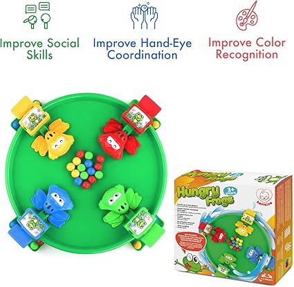Hungry Frog Family Board Game-Kids Board Game