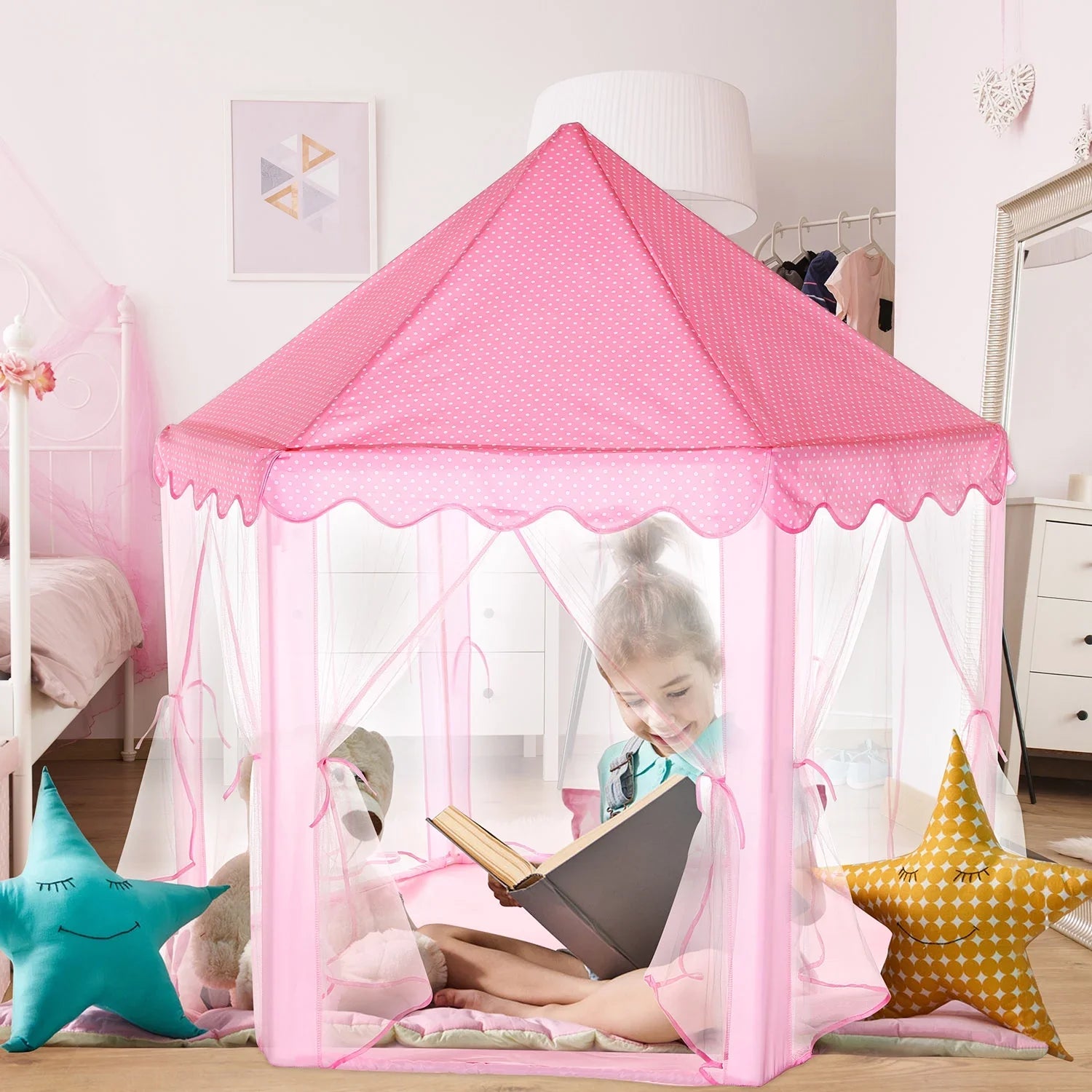 Beautiful Princess Castle Play Tent House 🎀