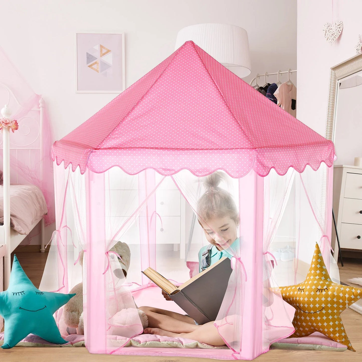 Beautiful Princess Castle Play Tent House 🎀