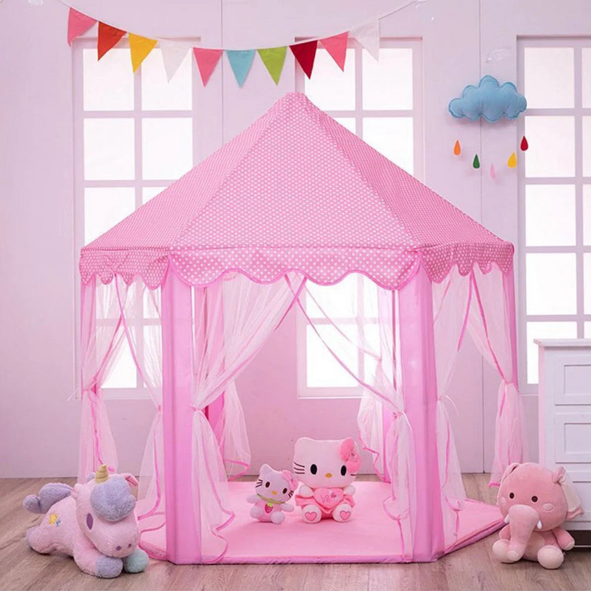 Beautiful Princess Castle Play Tent House 🎀