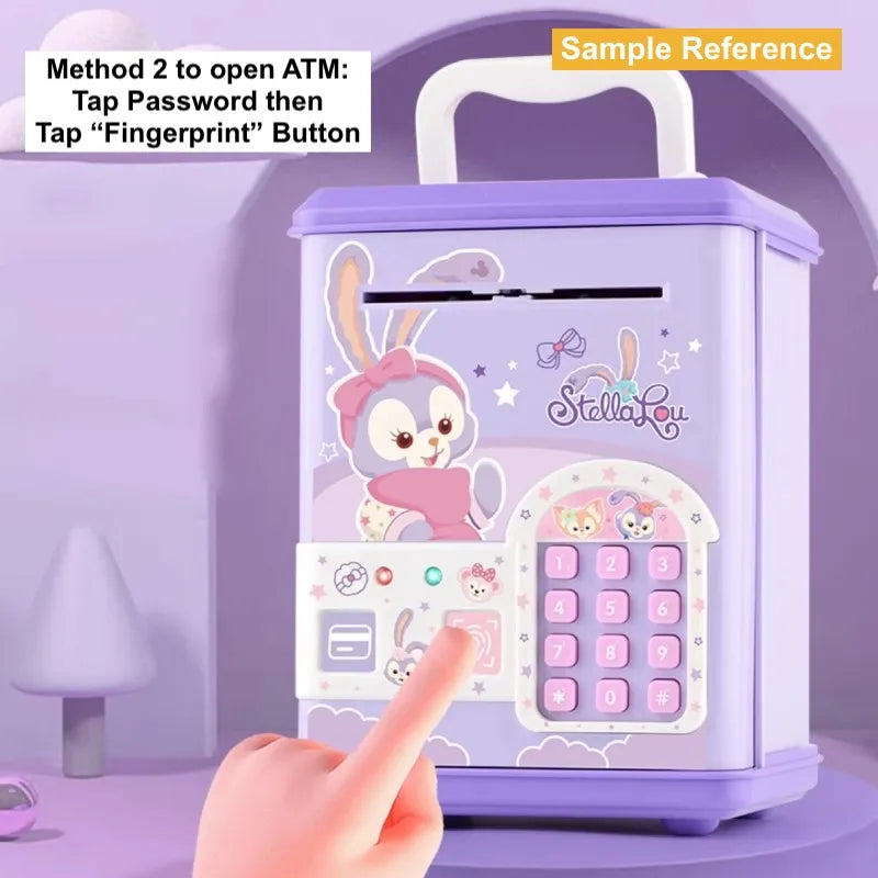 Stella Lou Money Safe Bank With Finger Print Sensor