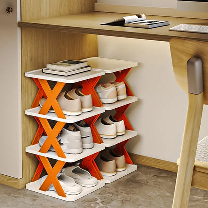 Folding X Shape Shoe Rack (Shoe organizer)